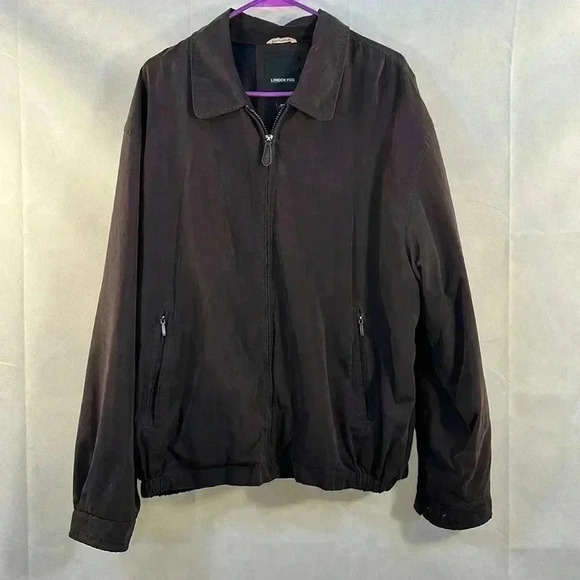 London Fog Men’s Lightweight Bomber Jacket  XL - Picture 1 of 12